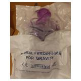 Enteral Delivery Gravity Bag Set, 1200ML Gravity Feeding Bag, Disposable Enteral Nutrition Bag, Large Bore - Health Care Aids - Retail: $14