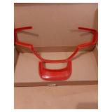 RAM Steering Wheel Panel Trim Sticker for RAM 2018 2019 2020 2021 2022 2023 2024-Present Red Interior Accessories 2pcs - Retail: $22