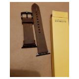 Leather Bands Compatible with Apple Watch 46mm 45mm 44mm 42mm(Series 1 2 3) Band Men Women, Vintage Genuine Leather Wristband Replacement Band Compatible for Apple Watch iwatch Series 10 9 8 7 6 5 4 S