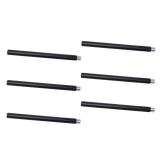 6 PCS 6 Inches Threaded Extension Rod, Matte Black M10 Threaded Extension Rod for Pendant Light Island Lighting Chandeliers Lighting Fixture Rods Stems, Thread Pitch 1 mm - Retail: $14
