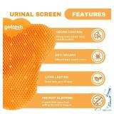 Urinal Screen Deodorizer (5 pack) Premium Long Bristle Anti-Splash 30 Day Odor Protection, One Size Fits All, For Toilet, Bathroom, Office, Restaurant, School, Hotel, Urinal Cake Alternative - Retail: