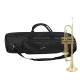 Trumpet Carrying Bag Waterproof Trumpet Gig Bag Portable Wind Instrument Bags Case Lightweight Padded Musical Bags Durable Music Accessories with Adjustable Shoulder Strap - Retail: $21