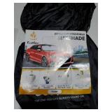 Car Windshield Sunshade | Blocks 99% Heat & Keeps Interior Cool | Universal Fits Cars, SUVs, Trucks | Automotive Sun Screen, Visor & Car Accessories for Summer | Medium (64x32 Inches) - Retail: $16