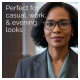 CCVOO +1.0 Clear Vision Reading Glasses for Women 5-Pack Blue Light Filtering Readers with Spring Hinges - Retail: $12