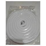 10ft - 1/2 inch Braided Cable Management Sleeve Cord Protector - Self-Wrapping Split Wire Loom for TV/Computer/Home Theater/Engine Bay - White - Retail: $10