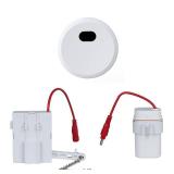 Automatic Toilet Flusher Kit, Touchless Motion Sensor Flush for Toilet, 12' Sensor Range, Battery-Powered, Easy Install, Compatible with Most Toilets CN27B KERDE - Retail: $49
