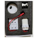 Automatic Toilet Flusher Kit, Touchless Motion Sensor Flush for Toilet, 12' Sensor Range, Battery-Powered, Easy Install, Compatible with Most Toilets CN27B KERDE - Retail: $49