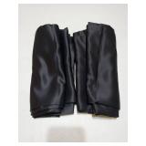 Windows Black Blackout Curtains 63 inches Long 2 Panels Set Grommet Blackout Drapes Energy Saving Noise Reducing Thermal Insulated For Bedroom Living Room Nursery - Retail: $10