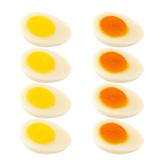 RP Remarkable Power, 8 Pack Artificial Sliced Eggs Fake Egg Model for Photography Prop Home Kitchen Display Decor - Retail: $7