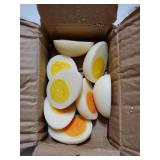 RP Remarkable Power, 8 Pack Artificial Sliced Eggs Fake Egg Model for Photography Prop Home Kitchen Display Decor - Retail: $7
