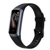 Fitness Tracker with 24/7 Heart Rate Blood Oxygen Sleep Monitor, Activity Tracker with 1.1 AMOLED Touch Color Screen, Multiple Sport Modes Step Counter,IP68 Waterproof for Women Men (Dark Black) - Ret