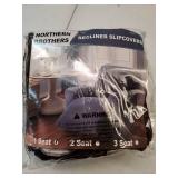 Recliner Covers, Stretch Recliner Chair Covers 4 Pieces 1 Seater Furniture Protector Soft Recliner Slipcover Covers for Recliners for Kids, Pet, Dark Brown