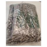 Bathroom Rugs Non Slip Washable - Ultra Soft Absorbent Chenille Bath Mat, Quick Dry Shaggy Floor Carpet for Tub Shower, Gray Home Decor Accessories, 24x17 Inch - Retail: $8