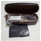 RB.Pilot Blue Light Aviator Reading Glasses for men Women Metal Frame Spring Temple - Retail: $24