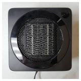 Mini Space Heater, Lightweight PTC Ceramic Fast Heating 500W Energy Efficient for Indoor Use, Overheating & 45Â° Tip-Over Protection, Portable Desk Electric Heaters for Office Home Black - Retail: $