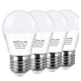 25 Watt Equivalent Light Bulbs, A15 LED Light 3W E26 Base 2700K Warm White Low watt Light Bulbs, Nightstand Light Bulb, Table Lamp Bulb, 4 Pack - Retail: $10