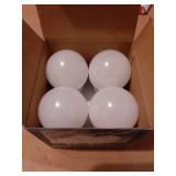 25 Watt Equivalent Light Bulbs, A15 LED Light 3W E26 Base 2700K Warm White Low watt Light Bulbs, Nightstand Light Bulb, Table Lamp Bulb, 4 Pack - Retail: $10