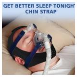 Anti Snoring Chin Strap for Sleeping Effective Airflow Jaw Strap for Sleep, Comfortable for Snore Stopper & Improve Sleep, Anti Snore Chin Strap for Snoring - Men & Women, Black, M-AAA