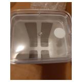 1100ML Yogurt Strainer, Yogurts-Filter Milk Strainer with Fine Mesh Bag, Lid And Scale Mark, for Making Thick Greek-Yogurts, Soybean Milk, Kefir, Berries, Soup, Fruit Juice, Coffee - Retail: $14