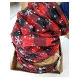 Cat Tunnel Christmas Tree Skirt, Exquisite Cat Bed Tunnel with Hanging Ball, Buffalo Plaid Christmas Tree Collar Cat Cave for Pet Indoor Outdoor Decorations - Retail: $30