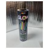 100 Pcs 8 Glow sticks Bulk Party Favors Pack, Neon Glow in the Dark Party Supplies, Light Up Necklaces and Bracelets with Connectors, Easter, Football, Birthday Decorations