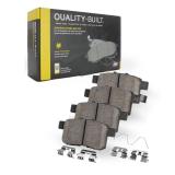 QUALITY-BUILT Premium Semi-Metallic Rear Brake Pads 1001-0610M Compatible with 1993-2002 Lincoln Continental; 1993-2005 Ford (Sable, Taurus); 1993-2005 Mercury Sable - Retail: $40