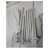 Convertible Crib Bed Rail for Toddlers, Crib Rail Guard with Reinforced Anchor Safety - Retail: $37