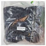 Black Wicker Trash Can, Small Hand Woven Bathroom Trash Can,Waterproof Woven Trash Basket for Bedroom, Offices or Kitchen,2 Gallon Round - Retail: $24