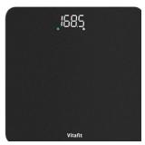 Scale for Body Weight, High Accuracy 0.1lb by Our Professional Factory Since 2001, Digital Weight Scale LED and Step On, 3*AAA Batteries Included, 400lb/182kg, Spray Silver Black