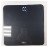 Scale for Body Weight, High Accuracy 0.1lb by Our Professional Factory Since 2001, Digital Weight Scale LED and Step On, 3*AAA Batteries Included, 400lb/182kg, Spray Silver Black