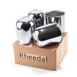 4Pcs 3.19inch Trailer Wheel Center Caps Push Through 3.19\" Bore 3.62\" Tall Hub Cap for Truck SUV RV Wheel Rim, Chrome Silver Wheel Cover - Retail: $41