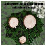 3pcs Jumping Spider Enclosure Ledges, Magnetic Jumping Spider Enclosure Ledges Ladder Magnets Jumping Spider Habitat Pet Spider Enclosure Accessories - Retail: $7