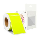 Rectangular Color Coding Packing Labels 3X5 Inch 250 Per Roll, Fluorescent Yellow Moving Stickers for Boxes Color Coded, Packing Labels Stickers for Inventory Warehouse. COUNT UNKNOWN. - Retail: $10