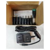 DC 5V 3A Power Supply Adapter with 8 Tips, 100-240V AC to DC 5V Charger Cord, fit for 5Vdc 0.5a 500ma 1.0a 1000ma 1.5a 1500ma 2a 2000ma 2.5a 2500ma 3a 3000ma Electronic Devices. - Retail: $12