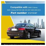 Car Rear Bumper Tow Hook Cover Compatible with BMW 3-Series E92 E93 328i 335i 2007 2008 2009 2010 51127161497 Small Lid Towing Eye Cap - Retail: $9