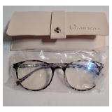 Blue Light Blocking Glasses Women Men Computer Eyeglasses,TR90 Fashion Round Transparent Anti Blue Light Glasses with Anti Eyestrain & UV Glare for Gaming & Reading (Tortoise) - Retail: $14