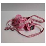 Dog Harness with Leash Set, No Pull Adjustable Reflective Step-in Puppy Pet Vest Harnesses for Small Medium Large Dogs and Cats, Pink XXS - Retail: $8