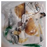 Black and Gold Botanical Pillow Covers 18x18 Set of 2, Abstract Modern Decorative Throw Pillow Covers for Living Room Bedroom, Modern Home Decor, Black and Gold Bedroom Living Room Decor - Retail: $15