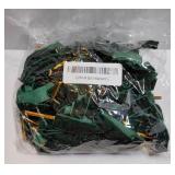 Dark Green 24 Pcs Velvet Bows Christmas Tree Ornaments Valentines Day Bows Decoration for Garland Home Coquette Wedding Decor (5 x 7 Inch,Width of 5/8) - Retail: $10"