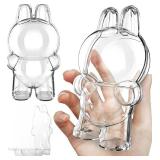 Protective Case Cover for Standing - Crystal-Clear Hard Display Box with Keychain & Dustproof Cover, Dustproof Scratch-Resistant Portable Hanging Case for Standing(Figure Not Included) - Retail: $8