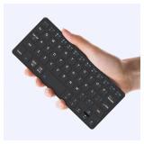 Universal Wireless Keyboards Ultra Light Portable Mini Keyboard with Adjustable Angle Stand & Leather Case, Computer Keyboards Rechargeable Travel Bluetooth Keyboard for iPad Android, Windows and iOS 