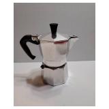 Moka Express Iconic Italian Stovetop Espresso Maker (Silver, 3 Cups) - Retail: $45