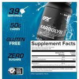 EFX Sports Karbolyn Fuel | Fast-Absorbing Carbohydrate Powder | Carb Load, Sustained Energy, Quick Recovery | Stimulant Free | 36 Servings - Unflavored. EXPIRES 2027 - Retail: $50