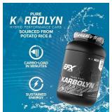 EFX Sports Karbolyn Fuel | Fast-Absorbing Carbohydrate Powder | Carb Load, Sustained Energy, Quick Recovery | Stimulant Free | 36 Servings - Unflavored. EXPIRES 2027 - Retail: $50