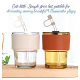 7Pcs Straw Cover Cap for Stanley Cup, Simple 10mm(0.4inch) Silicone Straw Toppers for Stanley 40&30oz Tumbler Accessories-Multicolor - Retail: $4