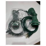 Dusk to Dawn 120V Outdoor Spotlight, Waterproof LED Outdoor Flood Stake Lights, E26 Base, Max 150W PAR38 Bulb (Not Included), 6FT Cord, 90Â° Adjustable Head, 2 Pack - Retail: $26