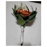 1Pc Fall Wedding Bouquets for Bridesmaids Burnt Orange Terracotta Bridal Bouquet Bride Bridesmaid Maid of Honor Bouquet Wedding - Retail: $50