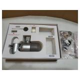 4 Modes Multifunctional Kitchen & Bathroom Water Filter for Sink Faucet with 2pcs Replacement Filters - 99.9% Chlorine Removal - Skin Hydration in 2 Weeks-Compatible with Most of Faucet (missing Filte