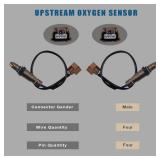 Set of 4 Oxygen O2 Sensor Upstream & Downstream, Compatible with Infiniti JX35 2013 QX60 2014, Nissan Altima Pathfinder Quest 3.5L 2013-2014, EGO Lambda Air Fuel Ratio (AFR) Sensor ( missing part) - R