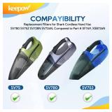 Vacuum Filter Replacement for Shark Cordless Handheld Vacuum SV780 SV75Z SV728N SV726N, Replacement Part# XF769, XSB726N (4 Pack) - Retail: $16